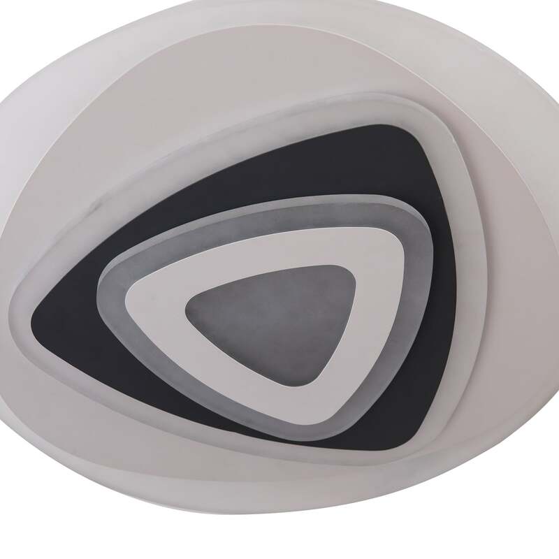 Lindby Deckenleuchte Rebeka LED Lampe dimmbar anthrazit Ø50cm CCT Fernbedienung - 4251096595192