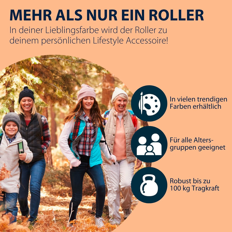 HUDORA Scooter Start 200 faltbar orange für Kinder ab 4 Jahren bis 100 kg - 4005998144831