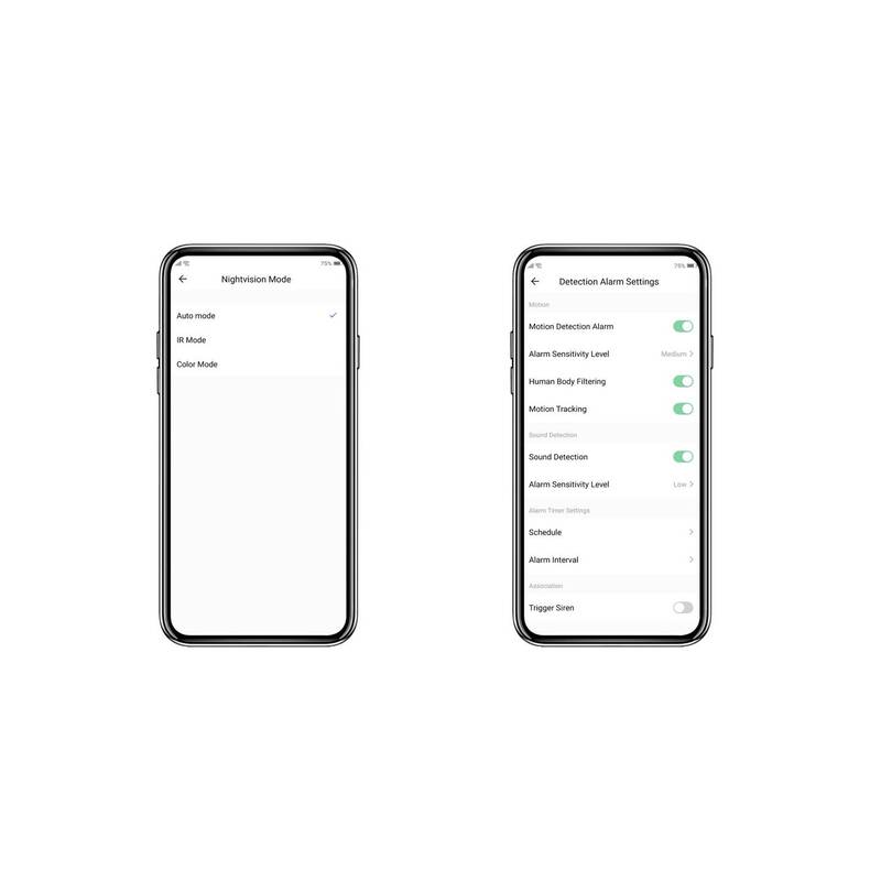 Sygonix WLAN IP Überwachungskamera 1920x1080 Pixel mit 2 Objektiven weiß IP65 - 4064161323237