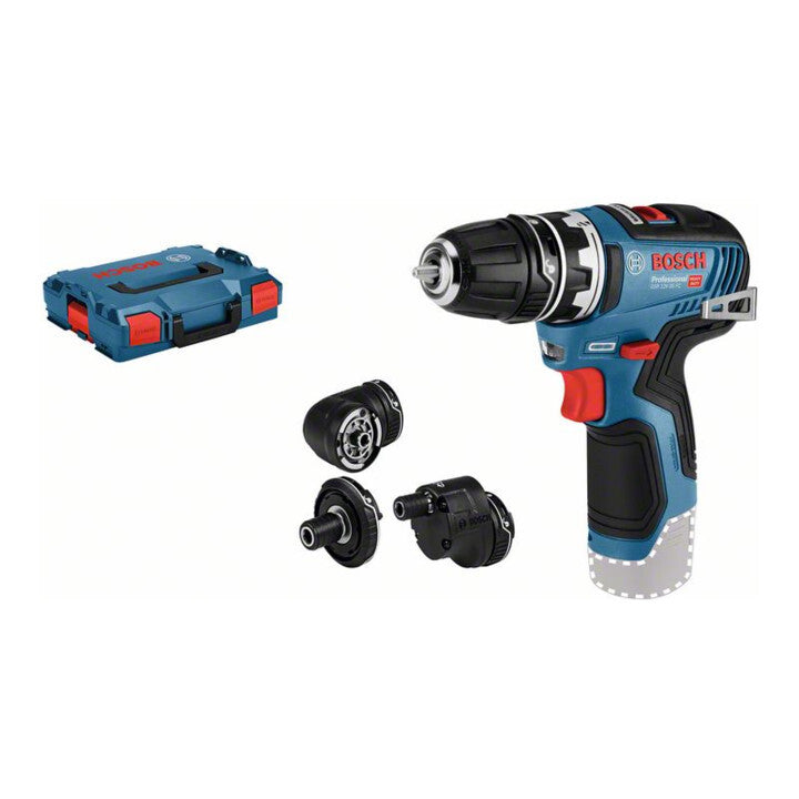 Bosch Akku-Bohrschrauber Schrauber GSR 12V-35 FC Solo Version 4 Aufsätze L-BOXX - 3165140936941