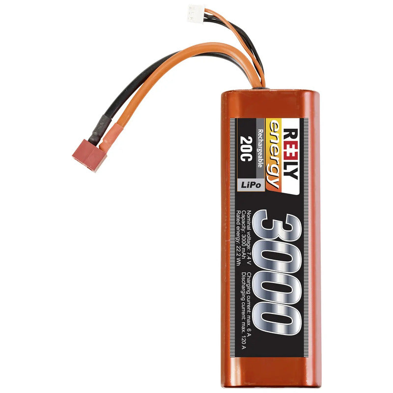 Reely Modellbau-Akkupack LiPo 7.4V 3000mAh 20C Stick Hardcase T-Stecksystem - 4064161231709