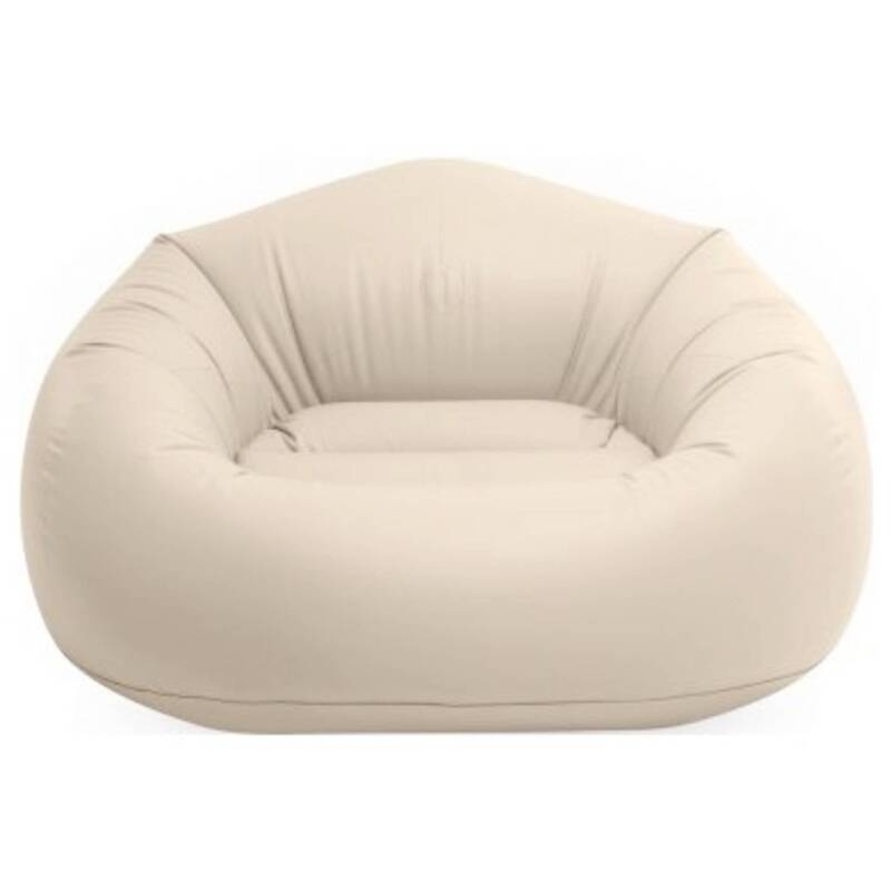 Intex Sessel Stuhl aufblasbar Sitzmöbel Beige Innen Beanless Bag Chair 137x74 cm - 6941057430690