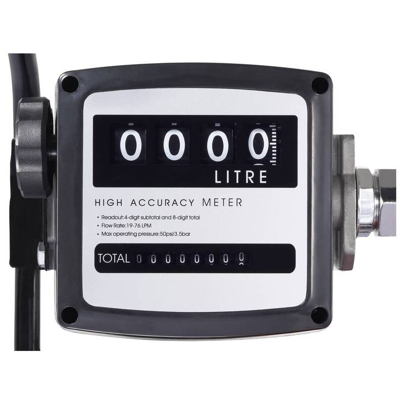 Toolcraft elektrische Diesel- und Heizölpumpe 2100l/h 230V AC 370W robust 25m - 4064161497167