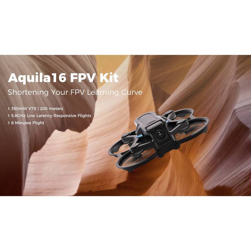 BETAFPV Race Copter Aquila16 FPV Kit RtF Quadrocopter für FPV Rennen 8 Minuten - 0735133999906