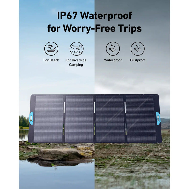 Anker Solarpanel SOLIX 400W tragbar IP67 Outdoor Energiequelle 254x99cm 16kg - 0194644169756