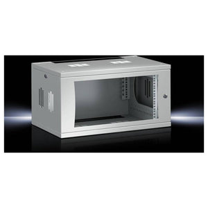 B-Ware Rittal 19 Zoll Netzwerkschrank Wandgehäuse grau 6 HE IP20 600x600mm