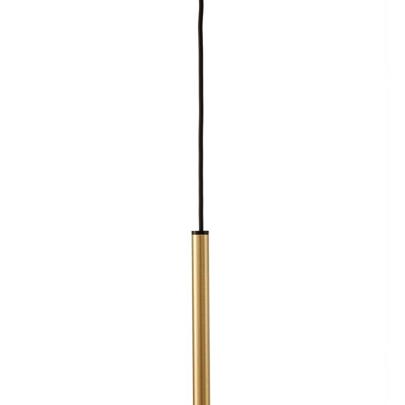 Lucande Hängeleuchte Martis LED Pendelleuchte dimmbar amber schwarz 3-flg - 4255830902734