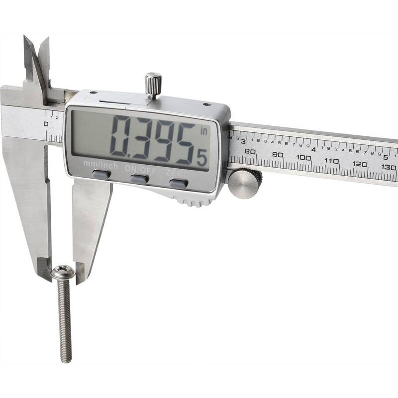 Toolcraft Digitale Schieblehre 300mm Messschieber Präzisionsmessgerät Stahl 100g - 4064161188454