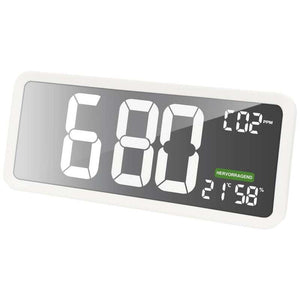 B-Ware Techno Line CO2-Anzeige Messgerät Sensor CO2-Messgerät Weiß Innenraum USB 160