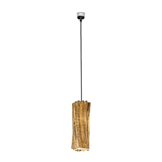 Slamp Accordéon Vertical Hängeleuchte Deckenlampe Pendelleuchte E14 gold schwarz - 8024727090276