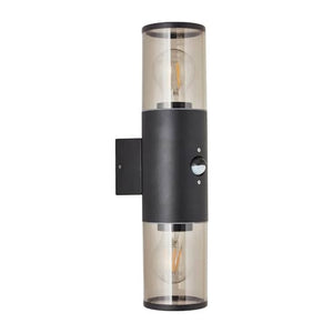 B-Ware Brilliant Außenwandleuchte Sergioro Wandleuchte Außenlampe zweiflammig Sensor