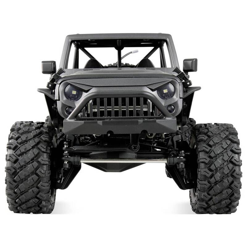 Amewi Hyper Go SC RC Modellauto Crawler Einsteiger Brushless 1:12 Anthrazit - 4262500341113