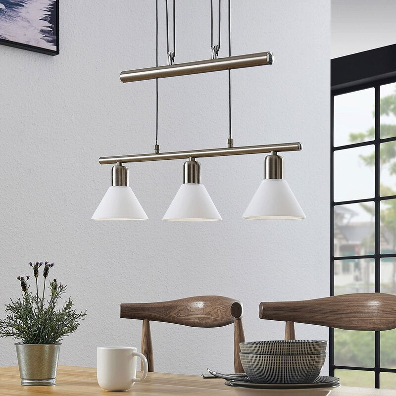 Lindby Pendelleuchte Delira Pendelleuchte Lampe Leuchte 3-flammig E14 LED G726 - 4251096563009