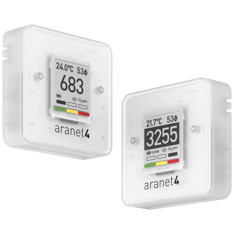 Aranet CO2 Messgerät Luftqualitätsmonitor 0-9999ppm Temperatur hPa IP20 104g - 4752213000037