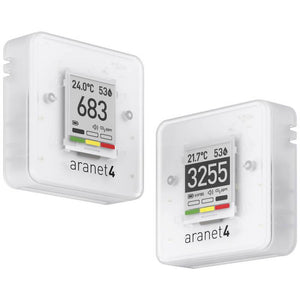 B-Ware Aranet CO2 Messgerät Luftqualitätsmonitor 0-9999ppm Temperatur hPa IP20 104g