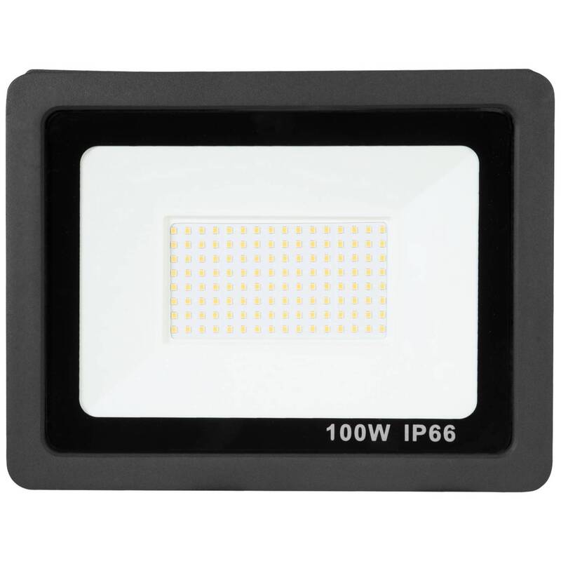 Eurolite Außenstrahler FL-100 SMD CW LED Flutlicht 100W Kaltweiß IP66 schwarz - 4026397695830