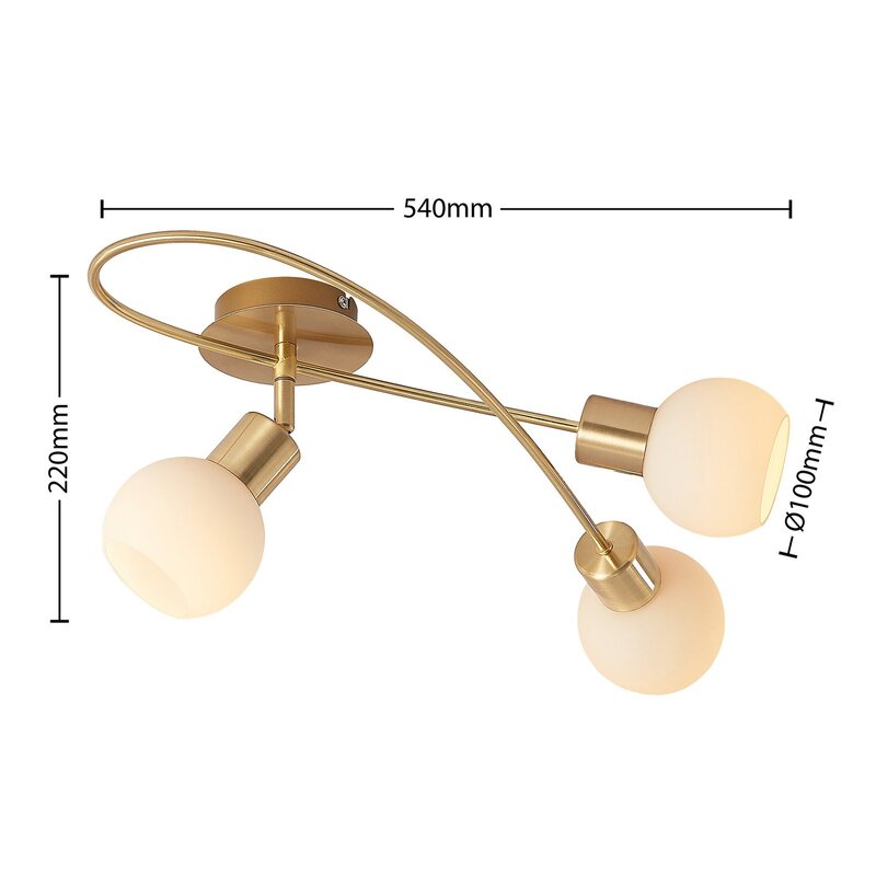 Lindby Deckenlampe Elaina Hängelampe Lampe Leuchte 3-flammig E14 SIEHE TEXT/FOTO - 4251911710564