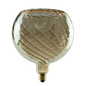 B-Ware Segula LED Kugel Glühbirne Floating Globe Twist Rauchgrau Lampe Inneneinrichtung