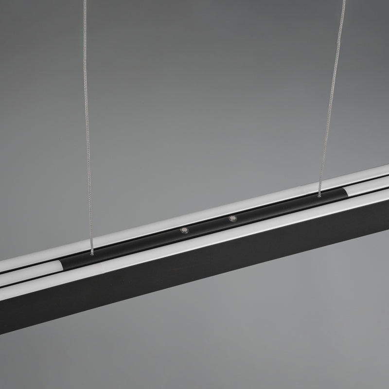 Trio Lighting LED-Hängeleuchte Helios Hängeleuchte ausziehbar dim CCT schwarz - 4017807577839