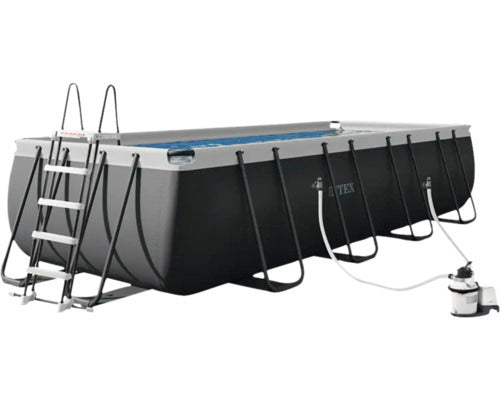 Intex Aufstellpool Framepool eckig 549x274x132cm Gartenpool inkl. Filteranlage - 6941057432960
