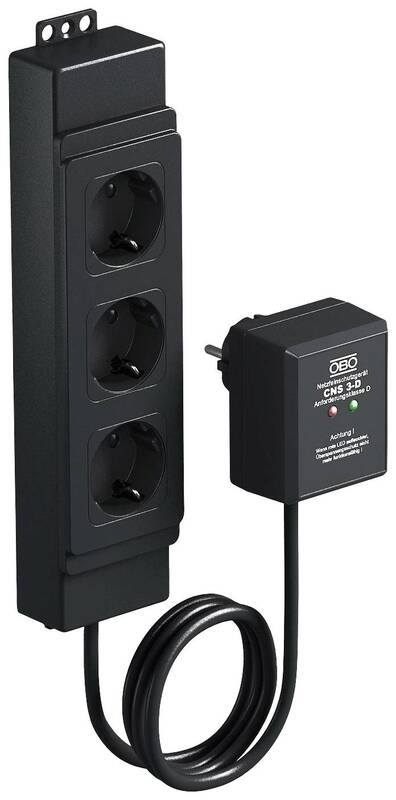 OBO Bettermann 5092701 CNS 3-D-D Überspannungsschutzgerät Steckdose - 4012195952817
