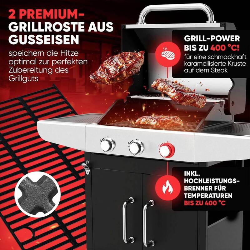 Proficook, Grill a Gas, Gasstandgrill (10kW) - 4006160013108