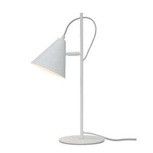 B-Ware It's About Romi Tischleuchte Tischlampe Lisbon Eisen Weiß Netzkabel Stecker E14
