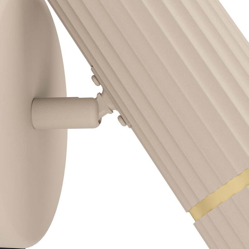 Eglo Wandstrahler Caminia LED Wandleuchte Strahler Lampe beige messing 16cm - 9008606312504