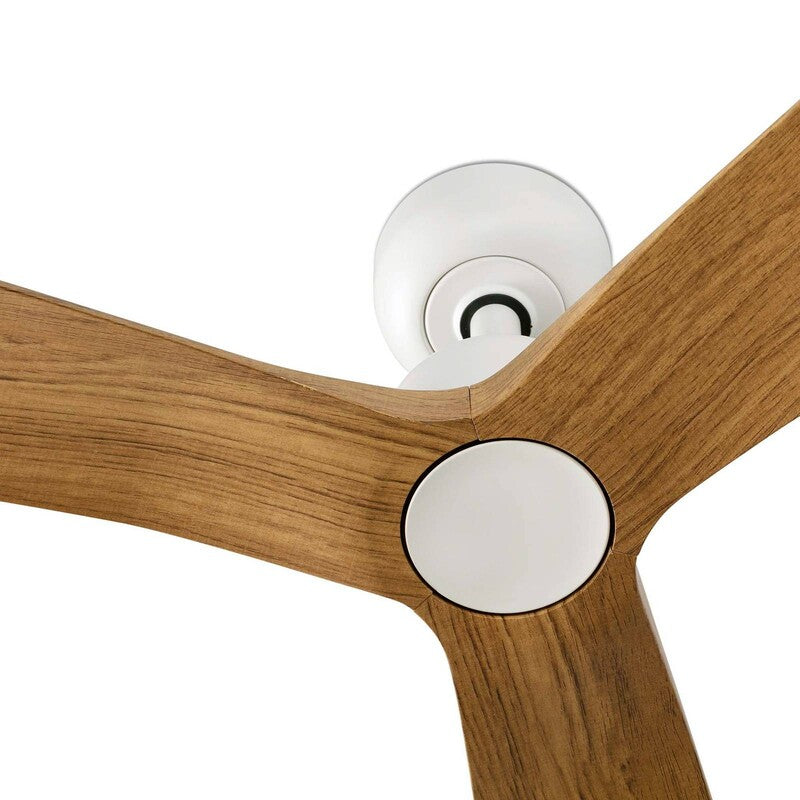 FARO BARCELONA Deckenventilator Outwood braun IP44 150cm leise 6 - 8421776402904
