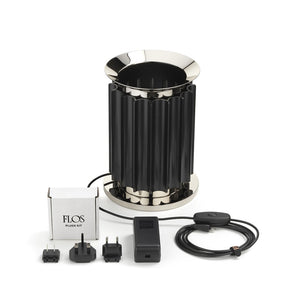 B-Ware Flos Taccia LED-Tischleuchte Basis Zubehör Ständer Schirm 375mm 5.2kg Schwarz