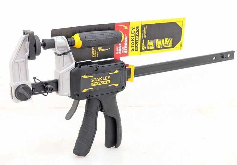 Stanley Einhandzwinge Spannzwinge 300mm 135kg Ausladung 63,5mm Werkzeughalter - 3253560830069