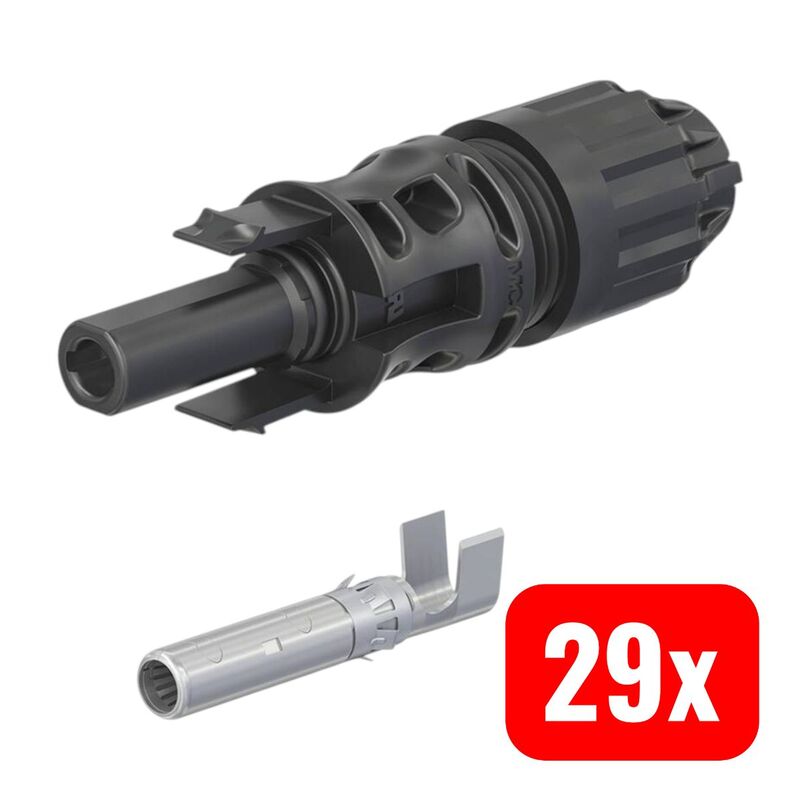 Stäubli Photovoltaik-Steckverbinder PV-KBT4-EVO 2A/6I IP2X Kupfer 1 St. - 2050009886615