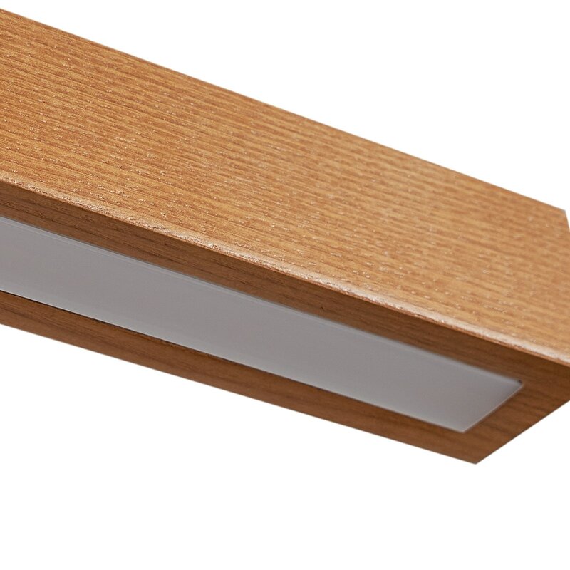 Lucande LED-Hängeleuchte Nihalo Holz 122 cm dimmbar CCT 2500 lm höhenverstellbar - 4251911791679