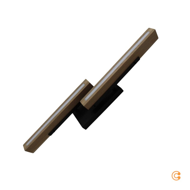 Deko-LED Deckenlampe Deckenlampe Lampe Leuchte Madera aus Eichenholz 2-flammig - 4042943169617