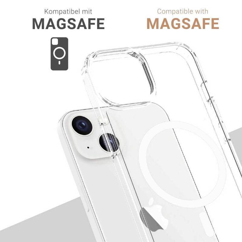 Backcover Hülle Case JT Berlin iPhone 13 Transparent MagSafe Pankow Clear - 4260464229195