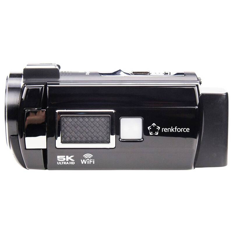 Renkforce RF-DV-200 5K Camcorder 8MP 256GB 16x Zoom 7,6cm Display Schwarz - 4064161335827