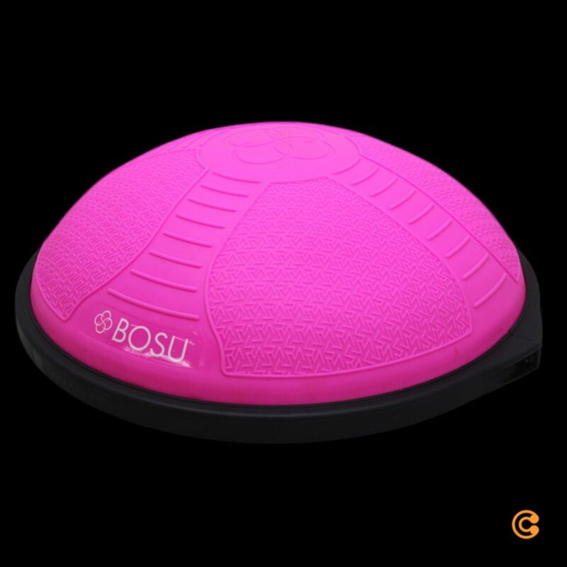 BOSU NexGen Balance Trainer Rosa 160 kg max Handpumpe inkl. Übungen DVD - 810077190258