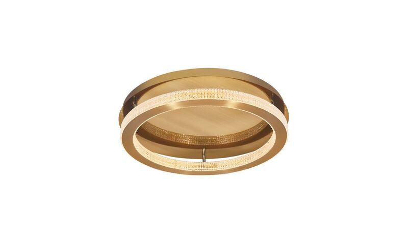 Nova Luce Deckenleuchte Deckenlampe LED FIORE Gold Warmweiß dimmbar Kristall - 5212017424167
