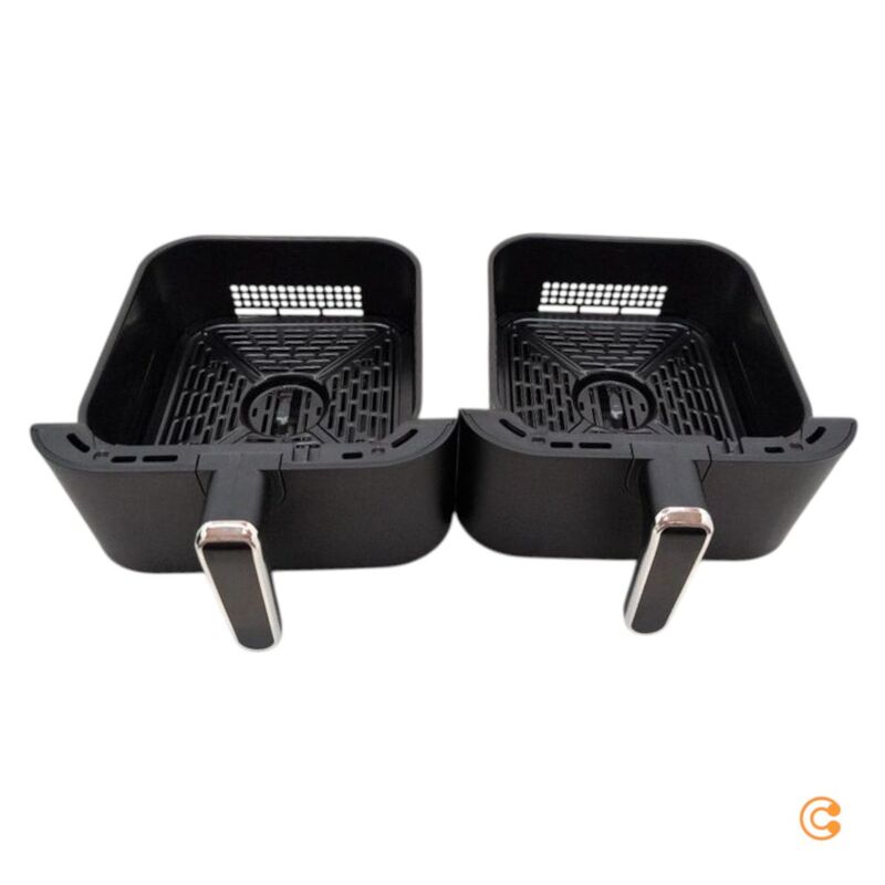 GourmetMaxx Heißluftfritteuse 10l Fritteuse Airfryer 2800W schwarz 2 - 4067522076032