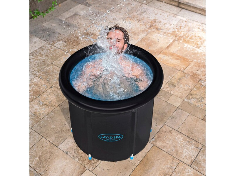 Bestway LAY-Z-SPA Eisbad Glacial Zen Pool Wanne 75cm Höhe 78cm blau Abdeckplane - 6941607393567