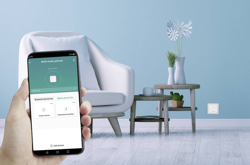 Sygonix SY-6052182 Gateway Weiß ZigBee Smart-Living-Produkt Sanitär-Gerät - 4064161313672