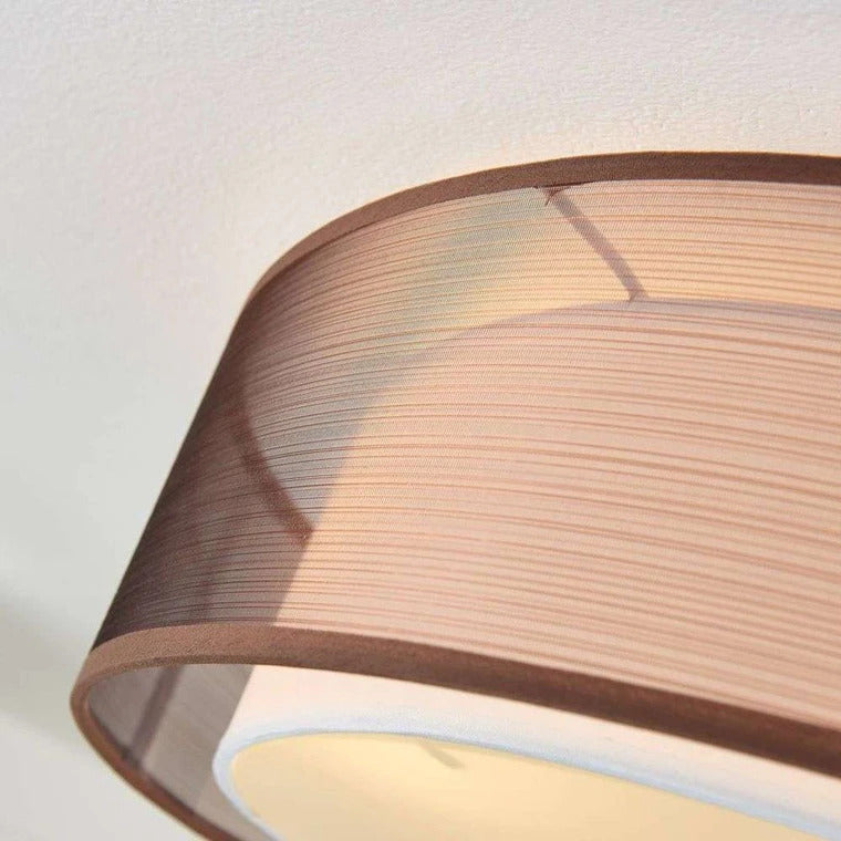 Lindby Tobia Stoffdeckenlampe Wohnzimmerleuchte Deckenlampe Deckenlicht E27 LED - 4251096530414