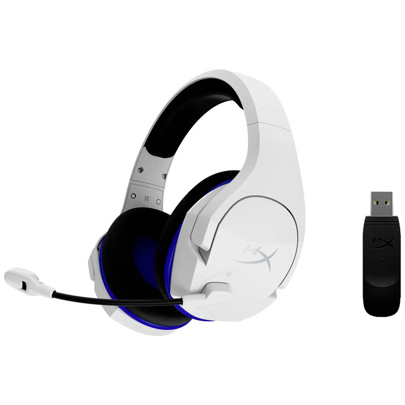 HyperX Over Ear Headset Cloud Stinger Core Funk Stereo Gaming Weiß Blau PS4 PS5 - 0196188047453