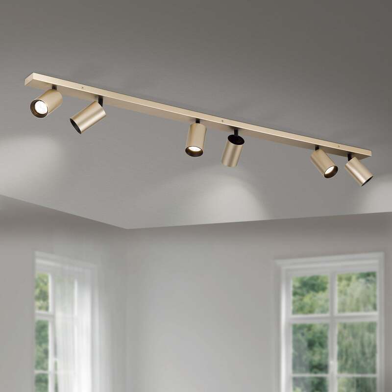 Strahler Sean goldfarben Metall schwenkbar Deckenstrahler SIEHE TEXT/FOTO - 9003090277698