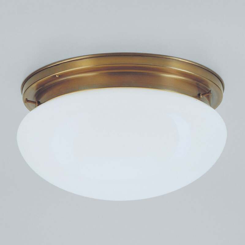 Berliner Messinglampen Deckenleuchte Harry LED Lampe dimmbar messing Ø30cm - 4043783504019