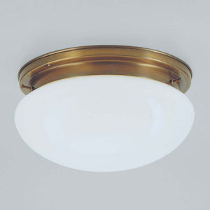 B-Ware Berliner Messinglampen Deckenleuchte Harry LED Lampe dimmbar messing Ø30cm