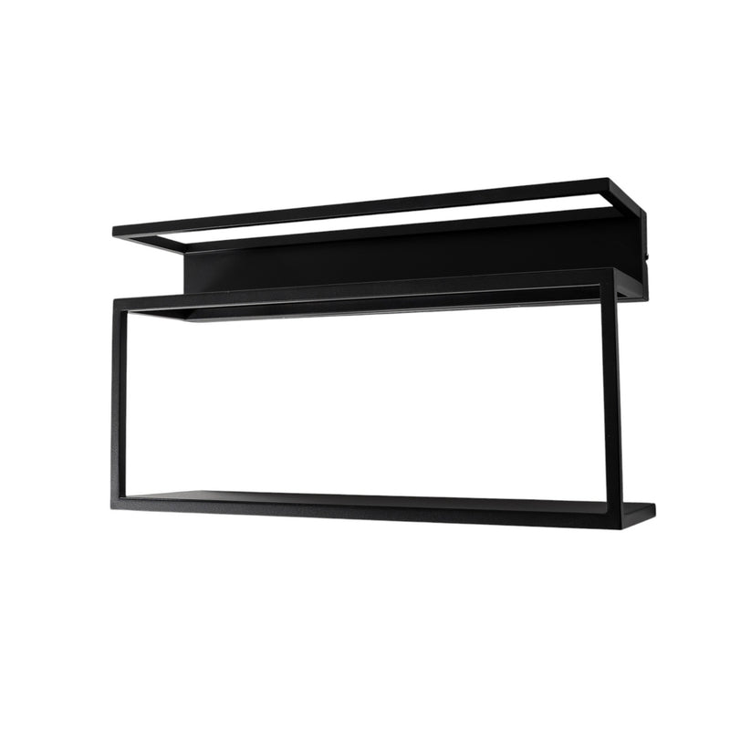 Luminex Wandleuchte Shelf LED Wandlampe Designer Leuchte schwarz 60cm lang - 5907812622954