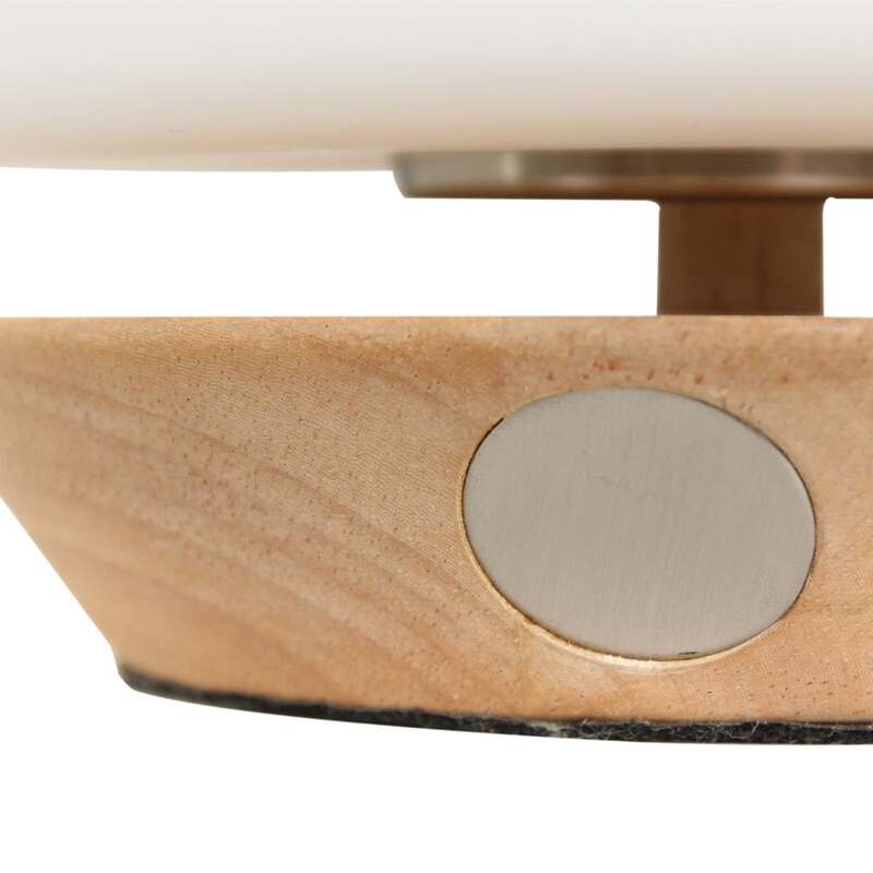 Steinhauer Ancilla Tischleuchte Tischlampe Tischlicht LED Holz hell 1-flammig - 8712746128185