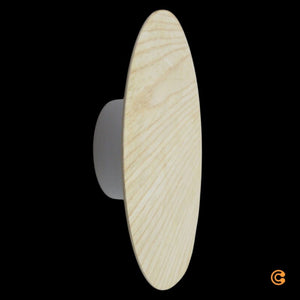 B-Ware Paul Neuhaus Wandleuchte Lampe LED Akku Holz Fernbedienung Puntua Holz Ø 25 cm