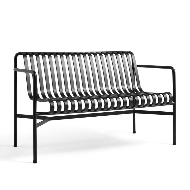 Hay Dining Bench Palissade Bank Gartenbank Sitzbank Outdoorbank anthrazit grau - 5710441202585